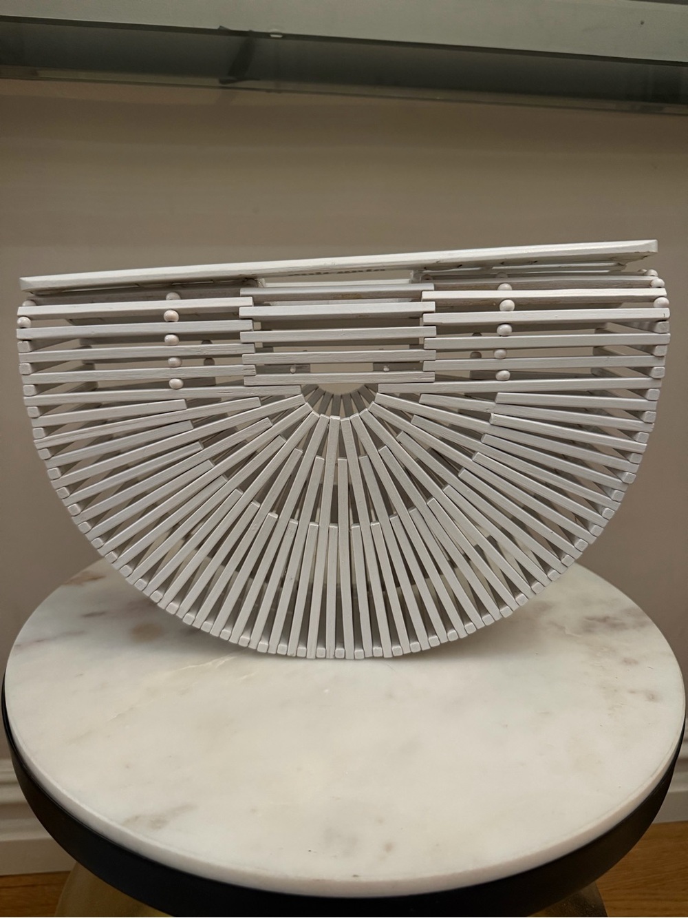 Cult Gaia White Ark Bag